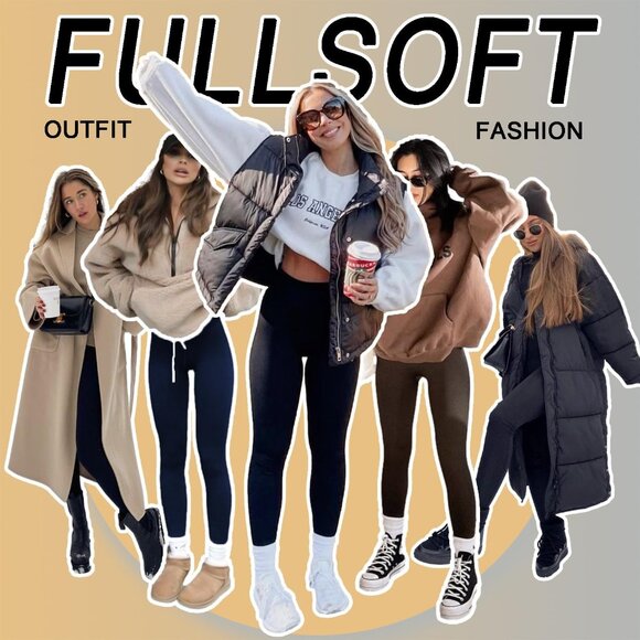 Women Tummy Control High Waisted Workout Soft Yoga Pant - Picture 3 of 6